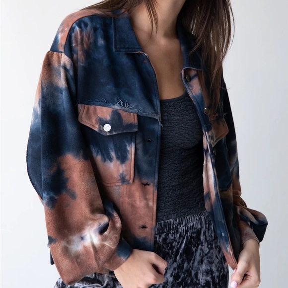 NEW tie dye boho jacket - Picture 3 of 13